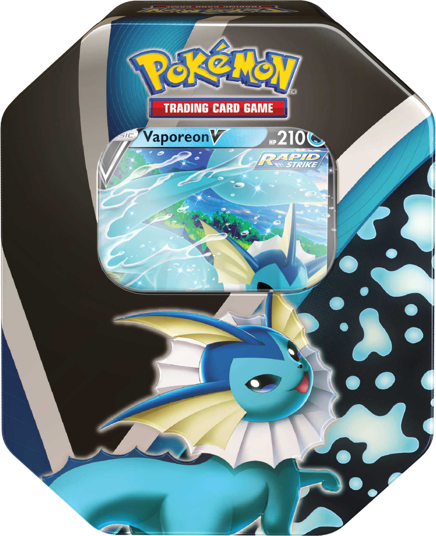 Sword & Shield: Evolving Skies - Eevee Evolutions Tin (Vaporeon V) | I Want That Stuff Brandon