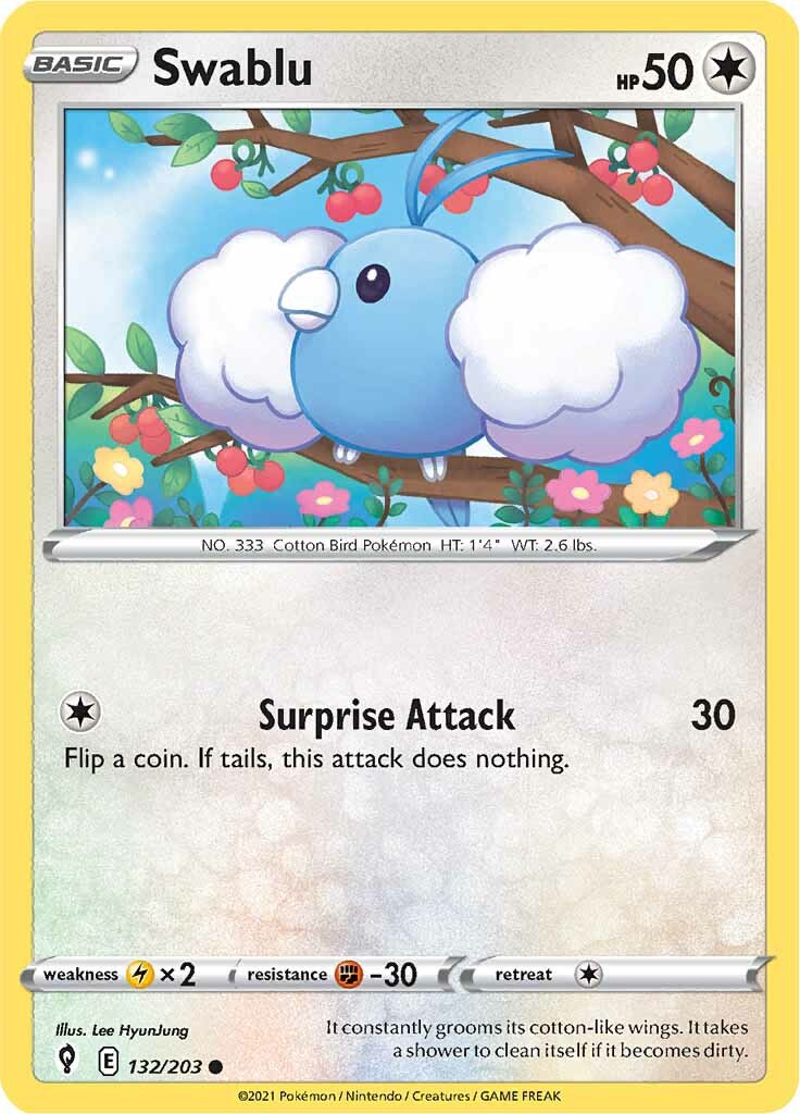 Swablu (132/203) [Sword & Shield: Evolving Skies] | I Want That Stuff Brandon