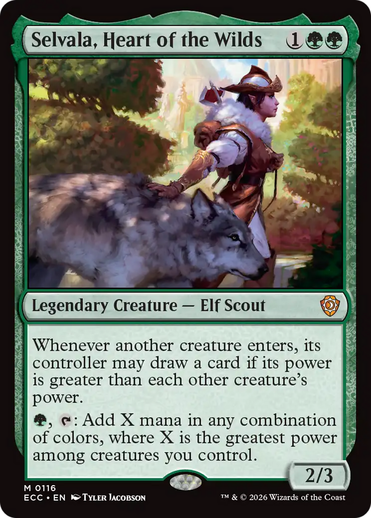 Selvala, Heart of the Wilds [Lorwyn Eclipsed Commander] | I Want That Stuff Brandon