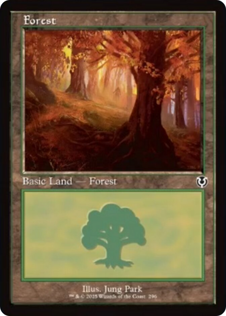 Forest (296) (Retro Frame) [Innistrad Remastered] | I Want That Stuff Brandon