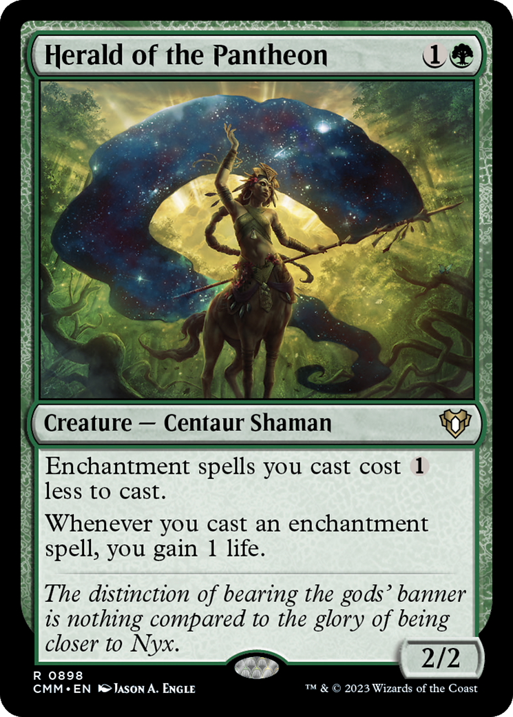 Herald of the Pantheon [Commander Masters] | I Want That Stuff Brandon