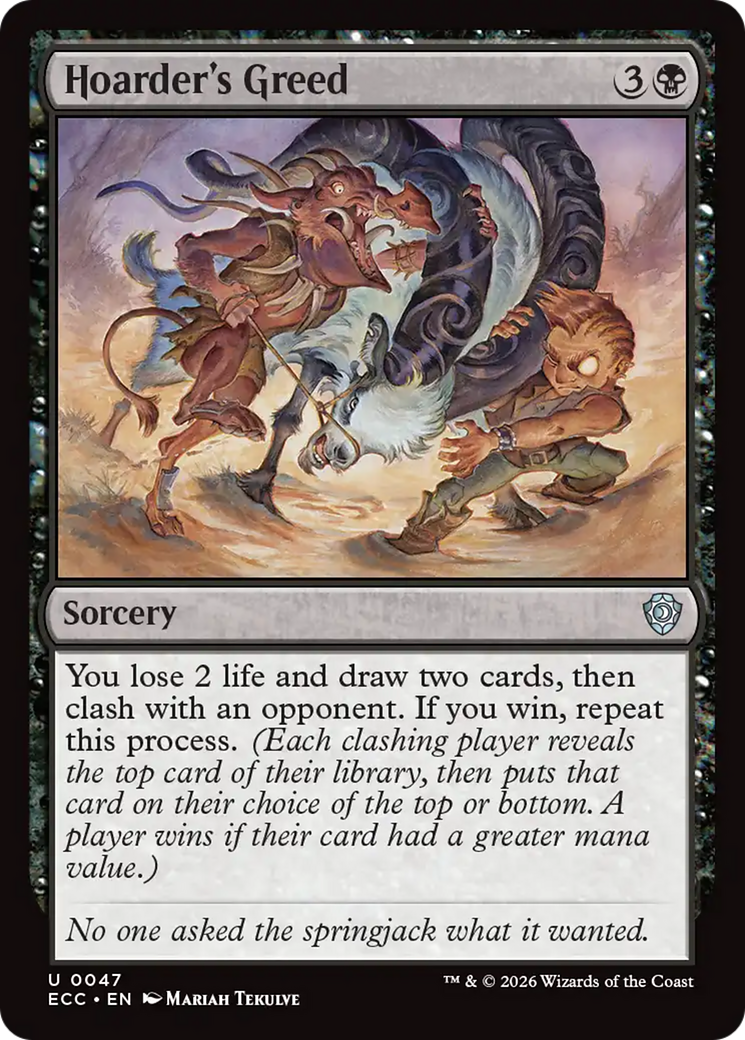 Hoarder's Greed [Lorwyn Eclipsed Commander] | I Want That Stuff Brandon