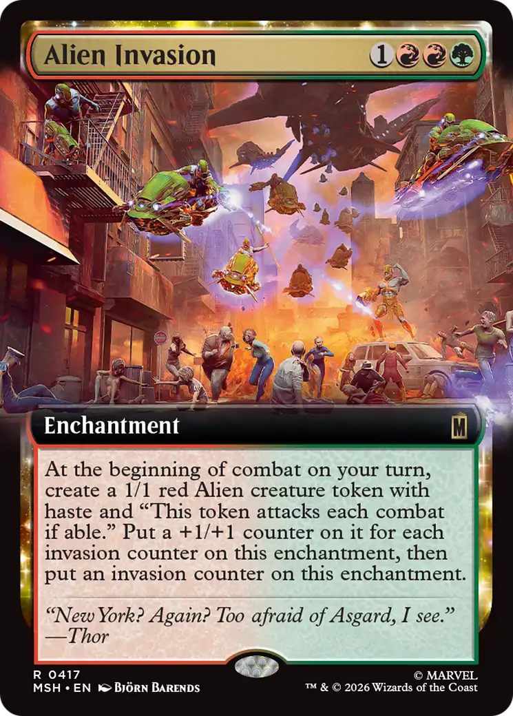 Alien Invasion (Extended Art) [Marvel Super Heroes] | I Want That Stuff Brandon
