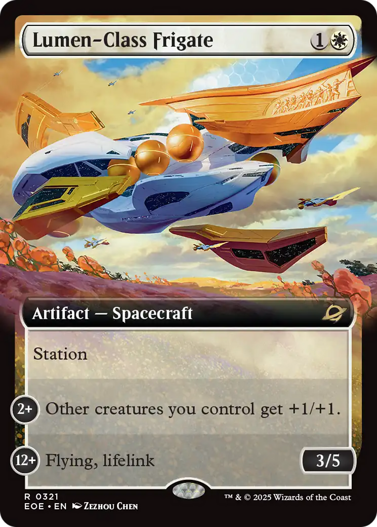Lumen-Class Frigate (Extended Art) [Edge of Eternities] | I Want That Stuff Brandon