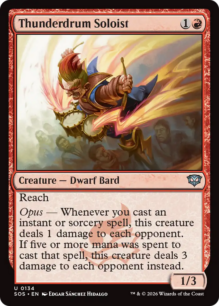 Thunderdrum Soloist [Secrets of Strixhaven] | I Want That Stuff Brandon