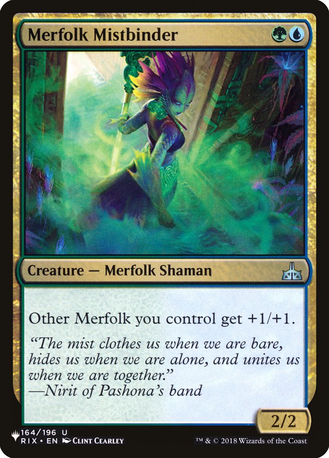 Merfolk Mistbinder [The List] | I Want That Stuff Brandon