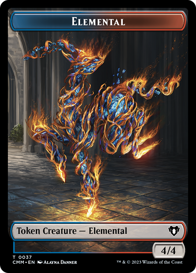 Elemental Token (37) [Commander Masters Tokens] | I Want That Stuff Brandon