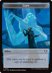 Copy // Clue Double-Sided Token [Edge of Eternities Commander Tokens] | I Want That Stuff Brandon