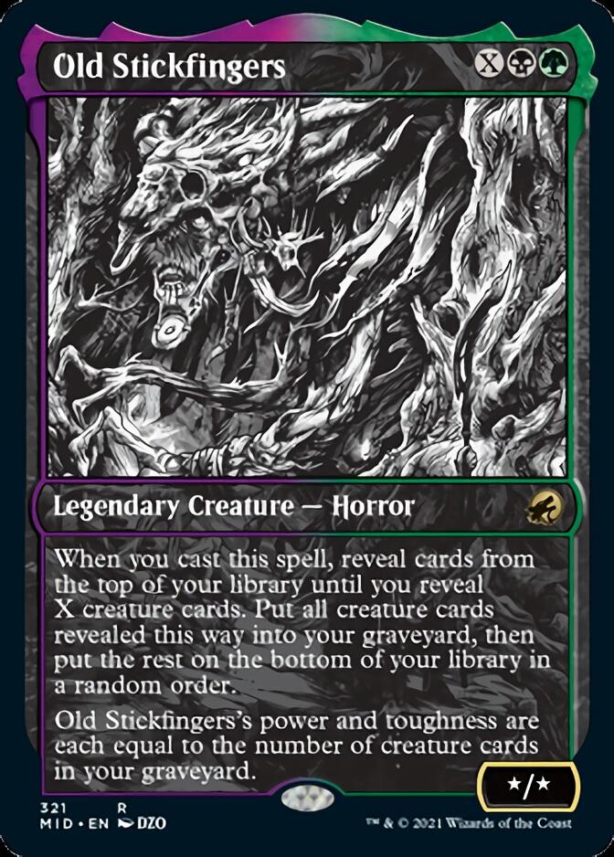 Old Stickfingers (Showcase Eternal Night) [Innistrad: Midnight Hunt] | I Want That Stuff Brandon