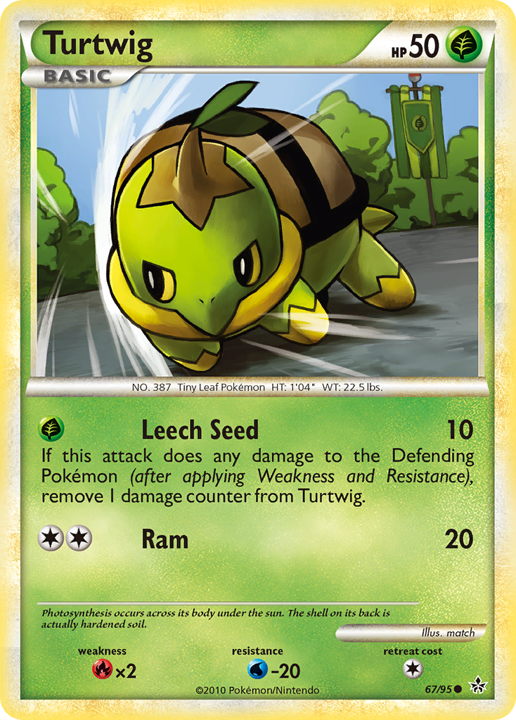 Turtwig (67/95) [HeartGold & SoulSilver: Unleashed] | I Want That Stuff Brandon