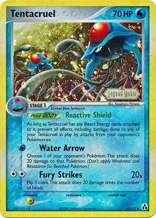 Tentacruel (45/92) (Stamped) [EX: Legend Maker] | I Want That Stuff Brandon