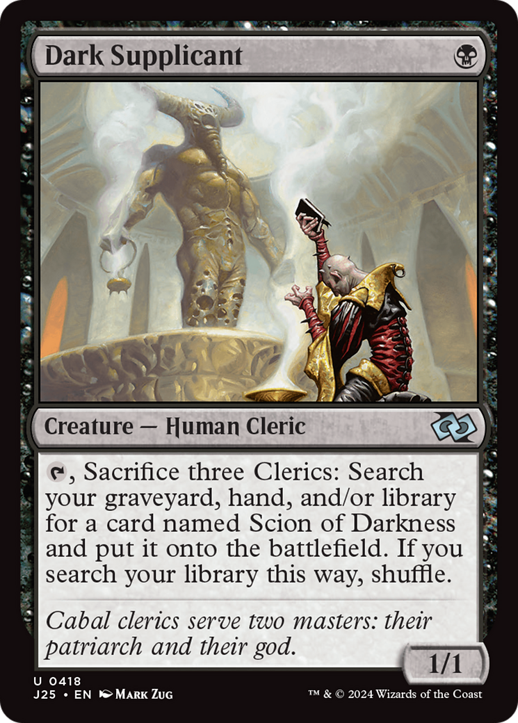 Dark Supplicant [Foundations Jumpstart] | I Want That Stuff Brandon