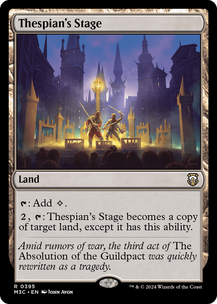Thespian's Stage (Ripple Foil) [Modern Horizons 3 Commander] | I Want That Stuff Brandon