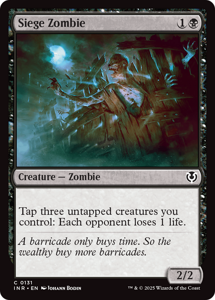 Siege Zombie [Innistrad Remastered] | I Want That Stuff Brandon