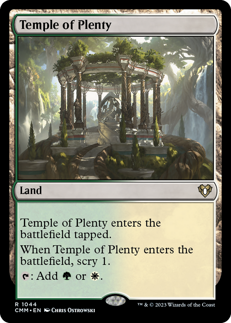 Temple of Plenty [Commander Masters] | I Want That Stuff Brandon