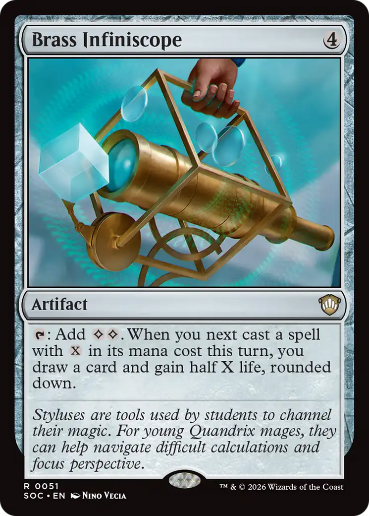 Brass Infiniscope [Secrets of Strixhaven Commander] | I Want That Stuff Brandon