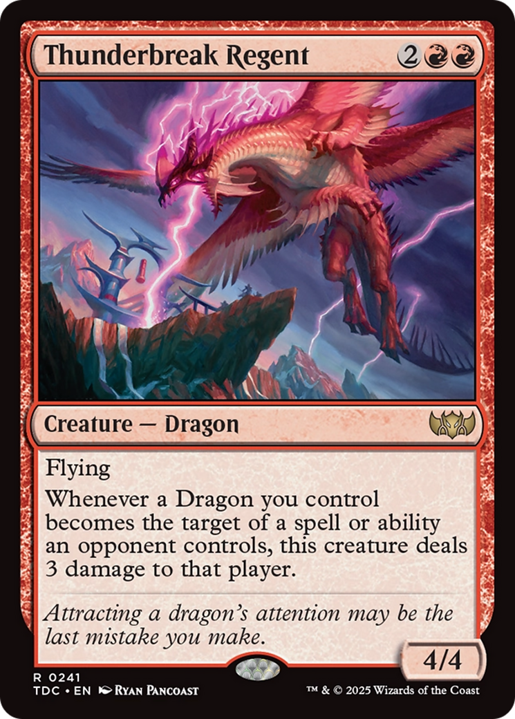 Thunderbreak Regent [Tarkir: Dragonstorm Commander] | I Want That Stuff Brandon