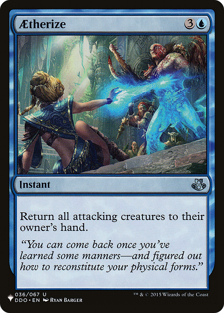 Aetherize [The List Reprints] | I Want That Stuff Brandon