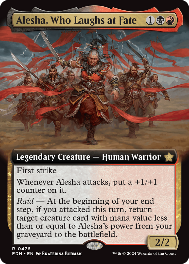 Alesha, Who Laughs at Fate (Extended Art) [Foundations] | I Want That Stuff Brandon