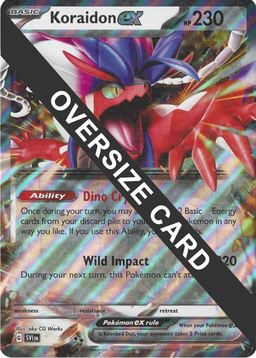 Koraidon ex (125/198) (Jumbo Card) [Scarlet & Violet: Base Set] | I Want That Stuff Brandon