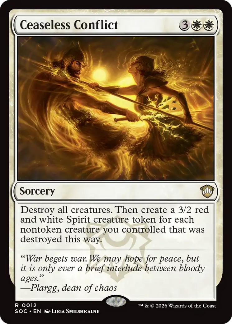Ceaseless Conflict [Secrets of Strixhaven Commander] | I Want That Stuff Brandon