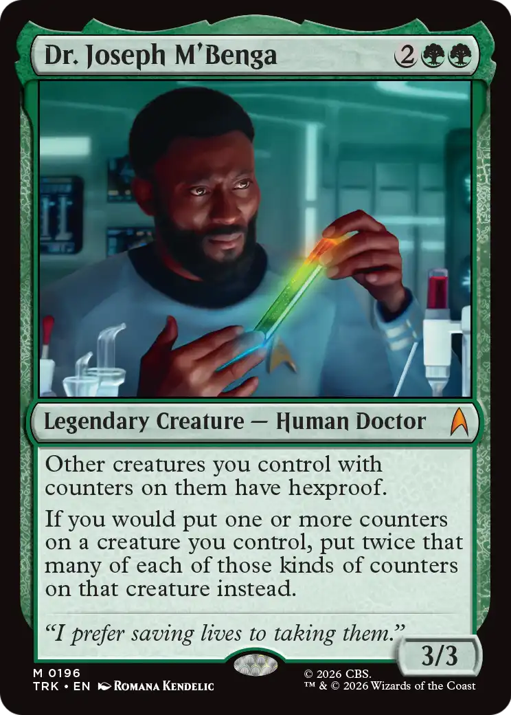 Dr. Joseph M'Benga [Star Trek] | I Want That Stuff Brandon