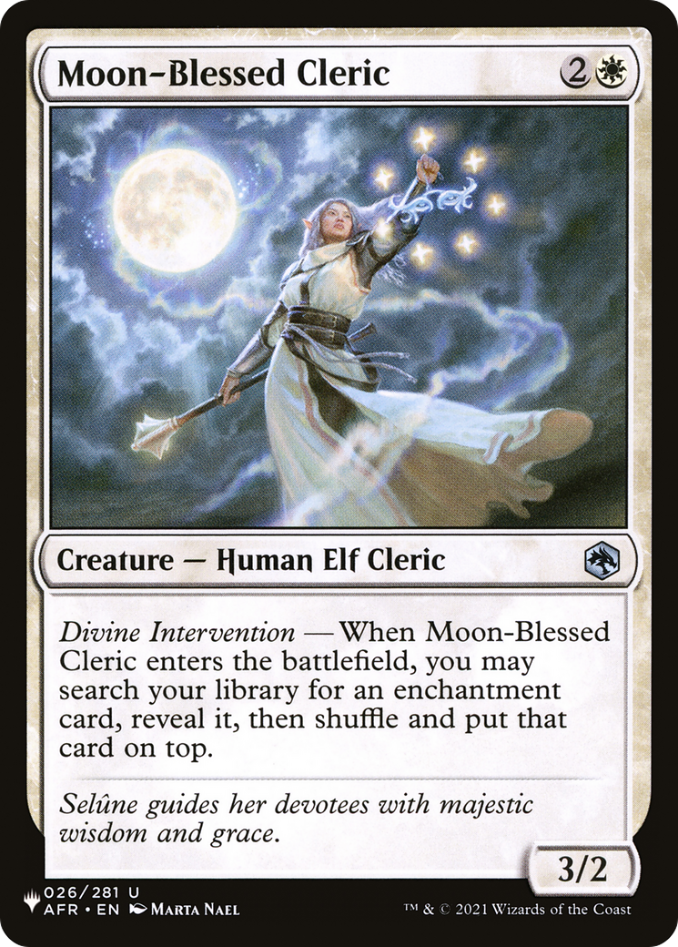 Moon-Blessed Cleric [The List] | I Want That Stuff Brandon