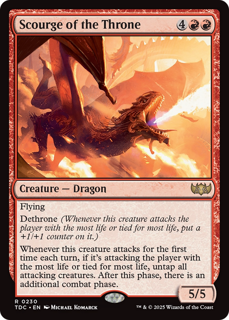 Scourge of the Throne [Tarkir: Dragonstorm Commander] | I Want That Stuff Brandon