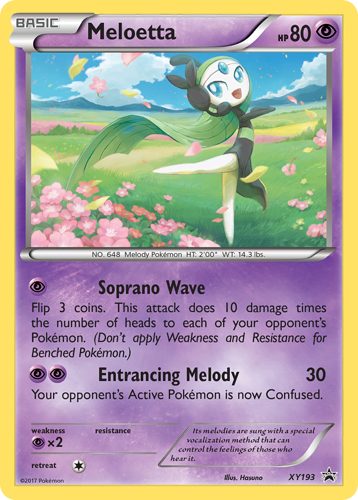 Meloetta (XY193) [XY: Black Star Promos] | I Want That Stuff Brandon