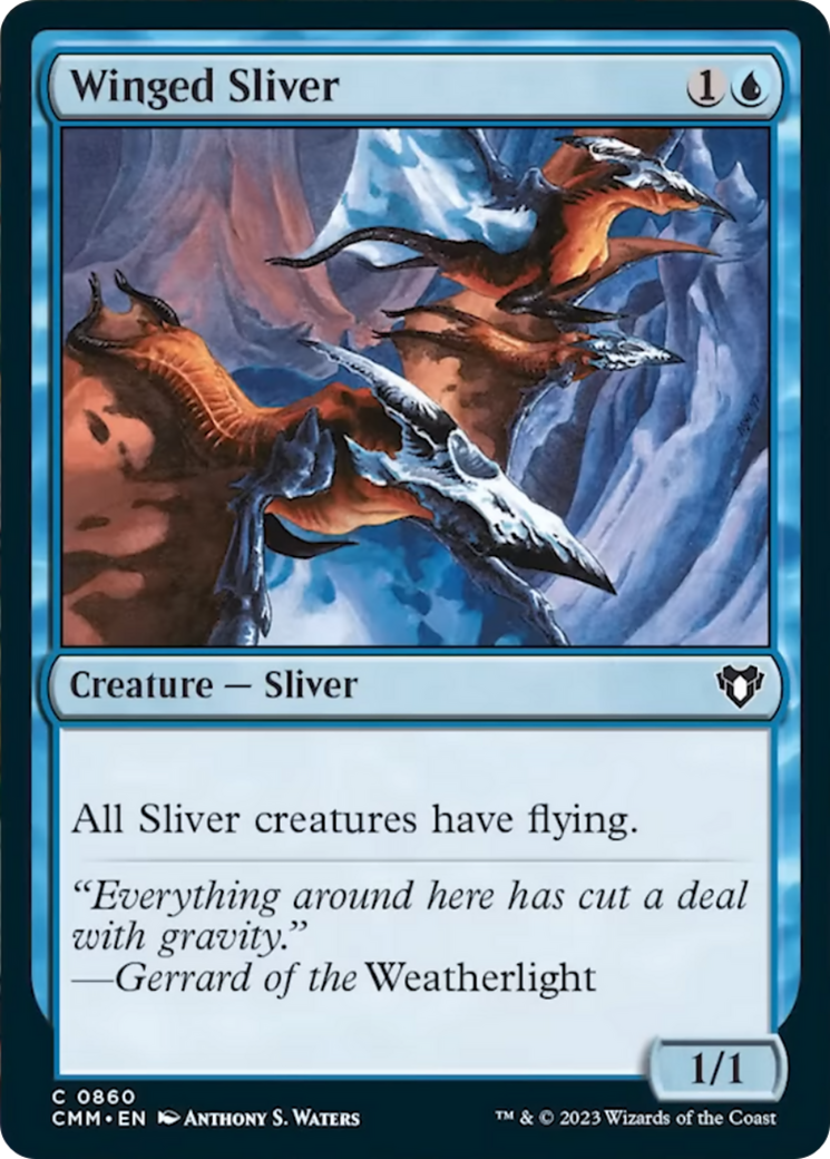 Winged Sliver [Commander Masters] | I Want That Stuff Brandon