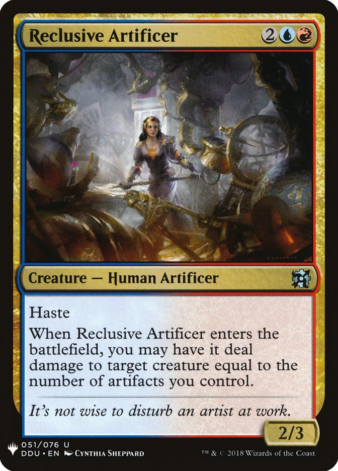 Reclusive Artificer [Mystery Booster] | I Want That Stuff Brandon