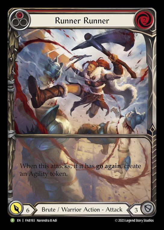 Runner Runner [FAB193] (Promo)  Rainbow Foil | I Want That Stuff Brandon
