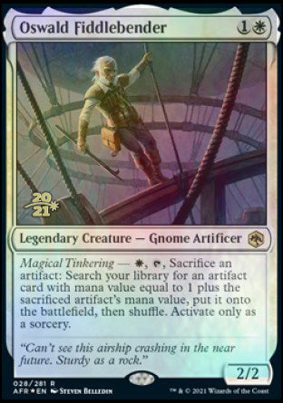 Oswald Fiddlebender [Dungeons & Dragons: Adventures in the Forgotten Realms Prerelease Promos] | I Want That Stuff Brandon