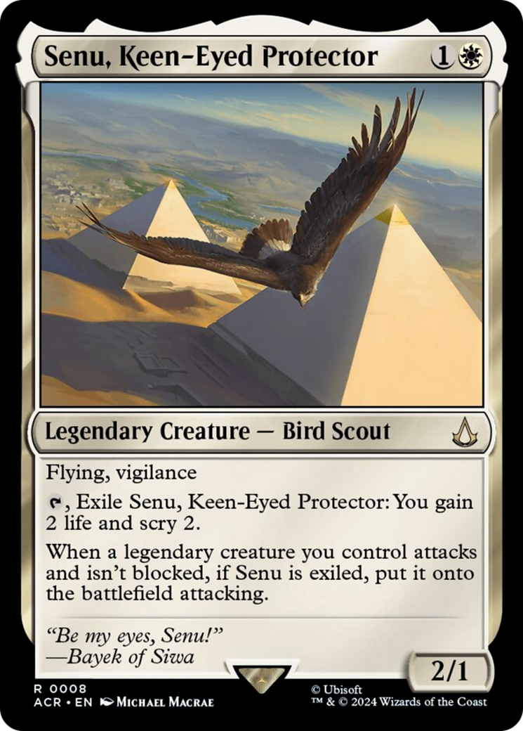 Senu, Keen-Eyed Protector [Assassin's Creed] | I Want That Stuff Brandon