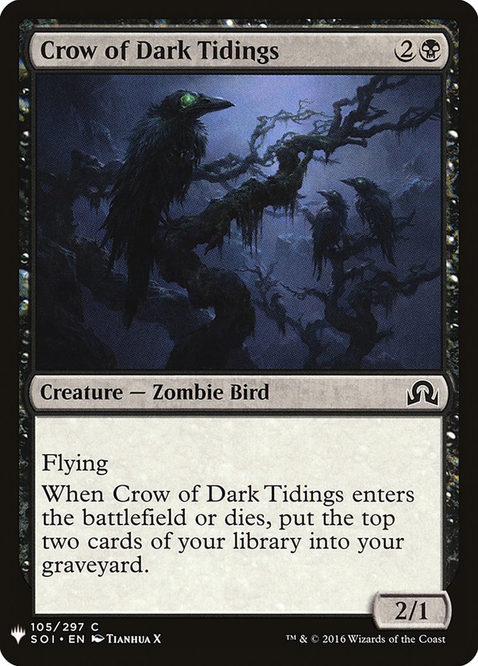 Crow of Dark Tidings [Mystery Booster] | I Want That Stuff Brandon