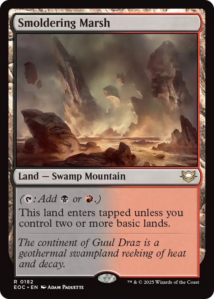Smoldering Marsh [Edge of Eternities Commander] | I Want That Stuff Brandon