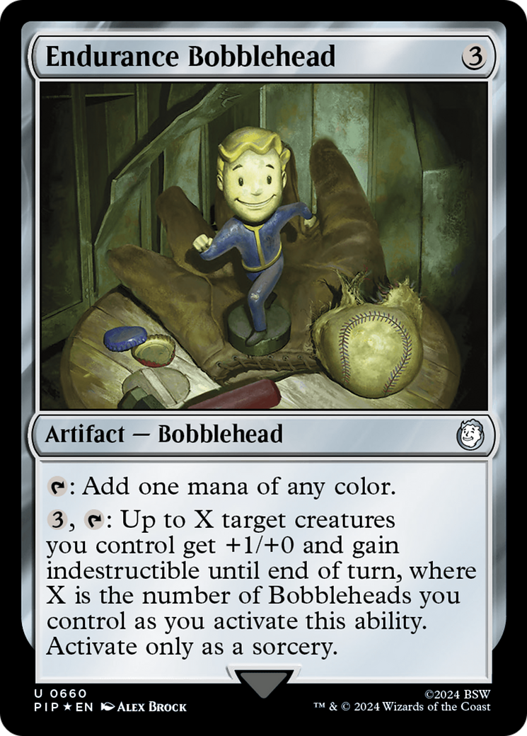 Endurance Bobblehead (Surge Foil) [Fallout] | I Want That Stuff Brandon