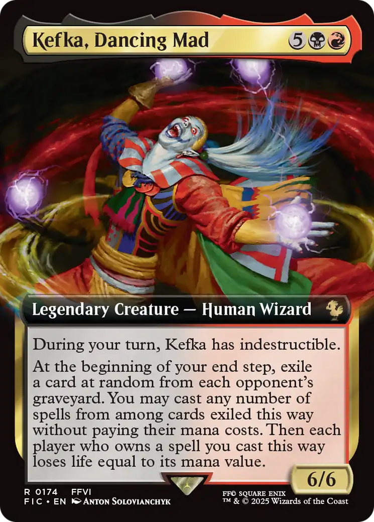Kefka, Dancing Mad (Extended Art) [FINAL FANTASY Commander] | I Want That Stuff Brandon