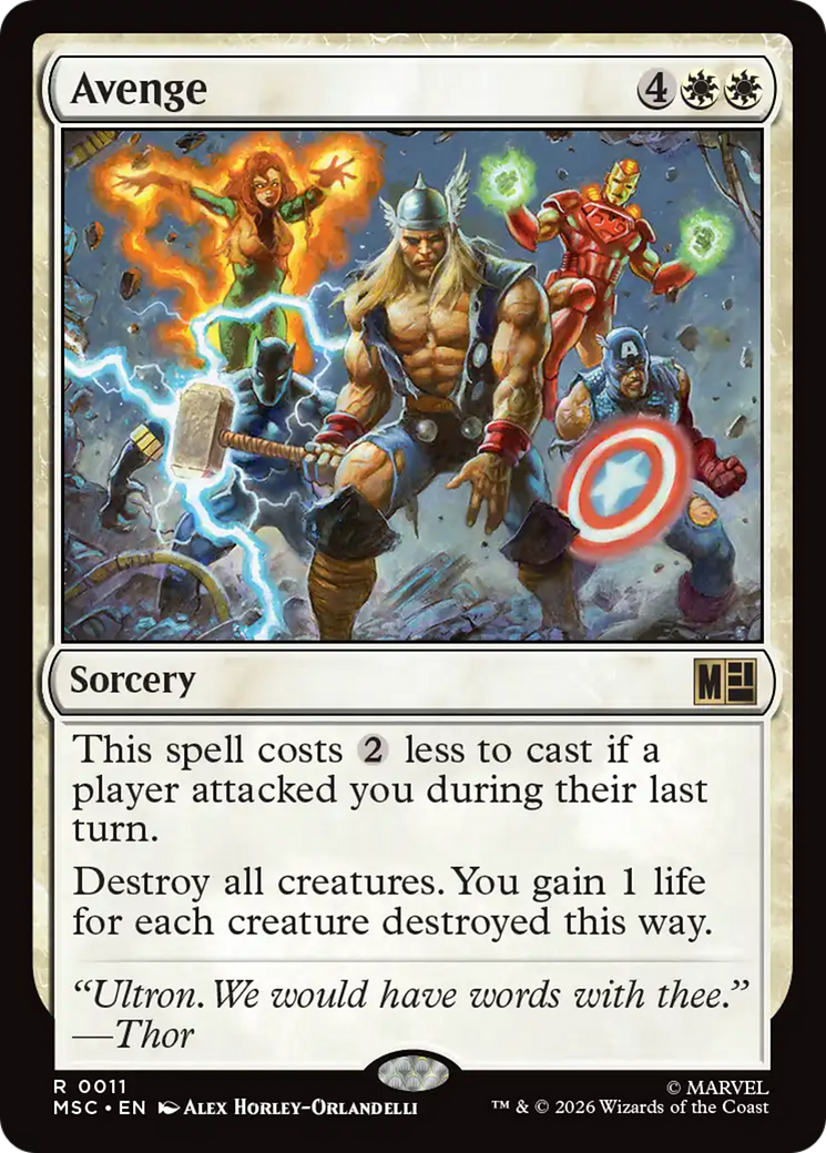 Avenge [Marvel Super Heroes Commander] | I Want That Stuff Brandon