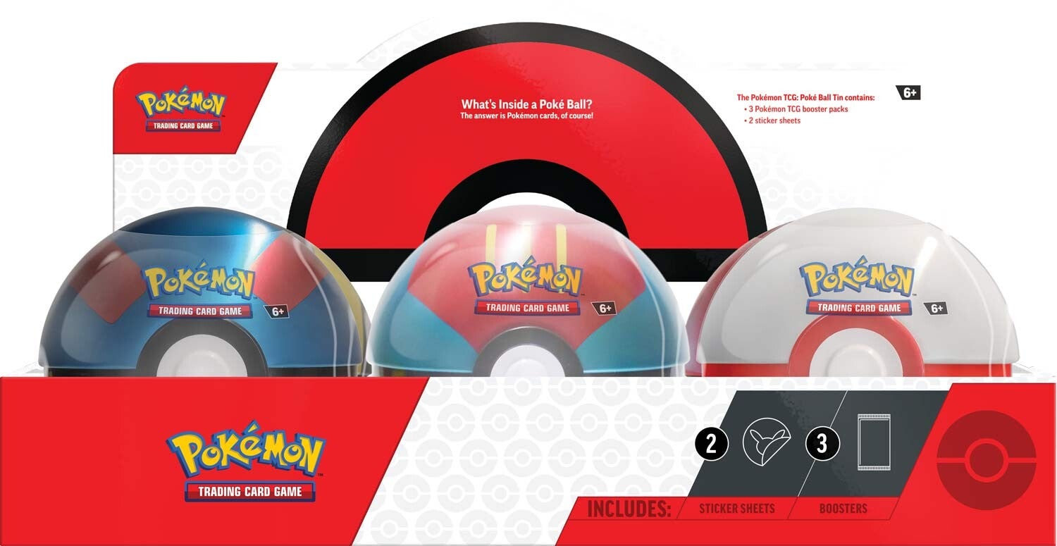 Poke Ball Tin - Display (2023) | I Want That Stuff Brandon