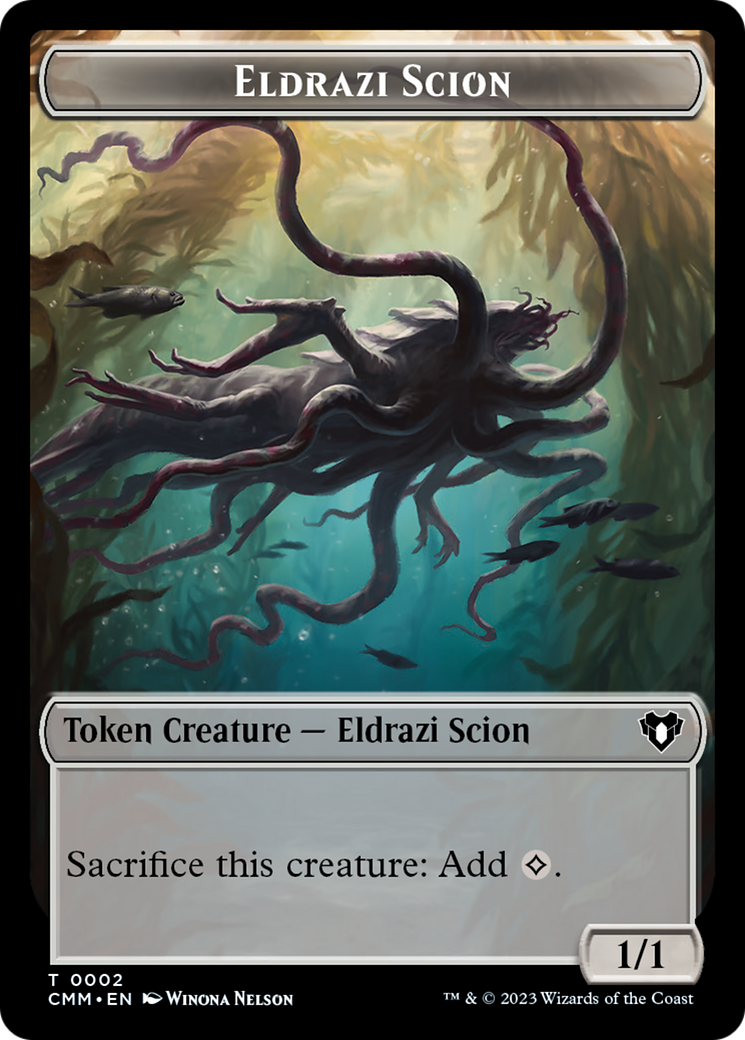 Eldrazi Scion // Drake Double-Sided Token [Commander Masters Tokens] | I Want That Stuff Brandon