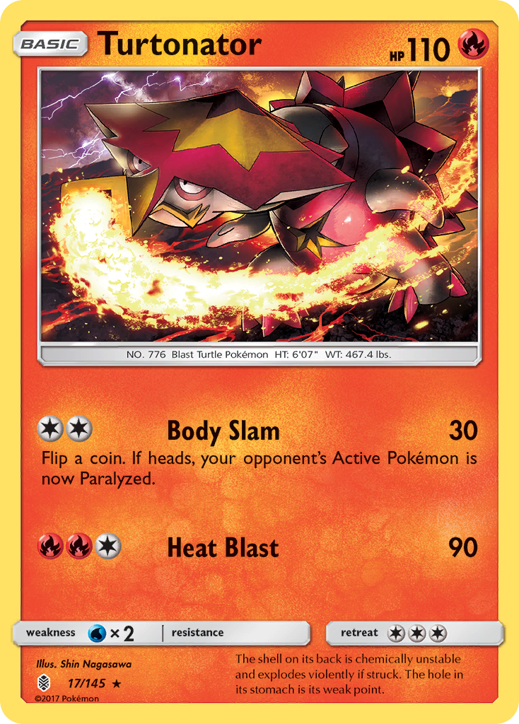 Turtonator (17/145) [Sun & Moon: Guardians Rising] | I Want That Stuff Brandon