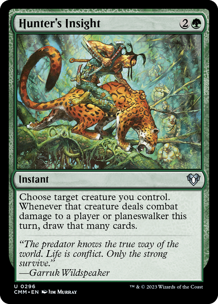 Hunter's Insight [Commander Masters] | I Want That Stuff Brandon