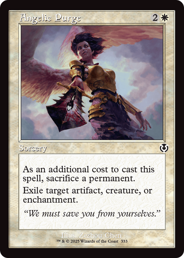 Angelic Purge (Retro Frame) [Innistrad Remastered] | I Want That Stuff Brandon