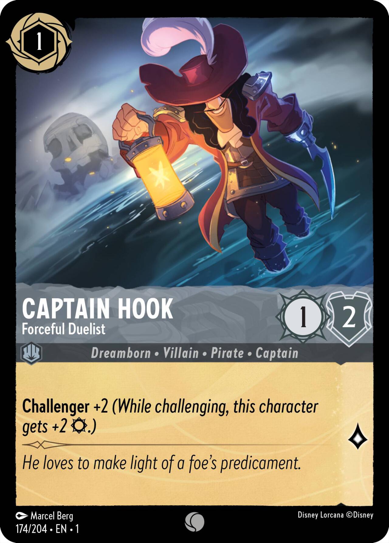 Captain Hook - Forceful Duelist (174/204) [The First Chapter] | I Want That Stuff Brandon