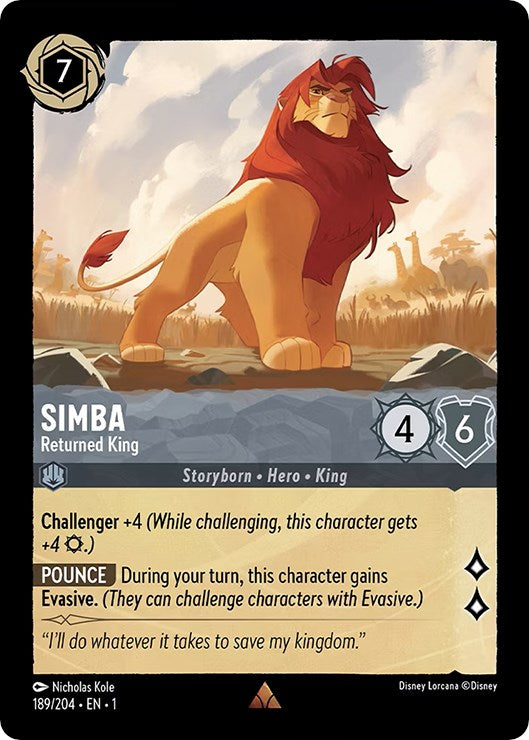 Simba - Returned King (189/204) [The First Chapter] | I Want That Stuff Brandon