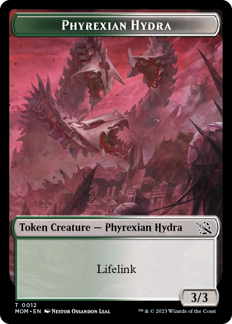 Phyrexian Hydra Token (12) [March of the Machine Tokens] | I Want That Stuff Brandon