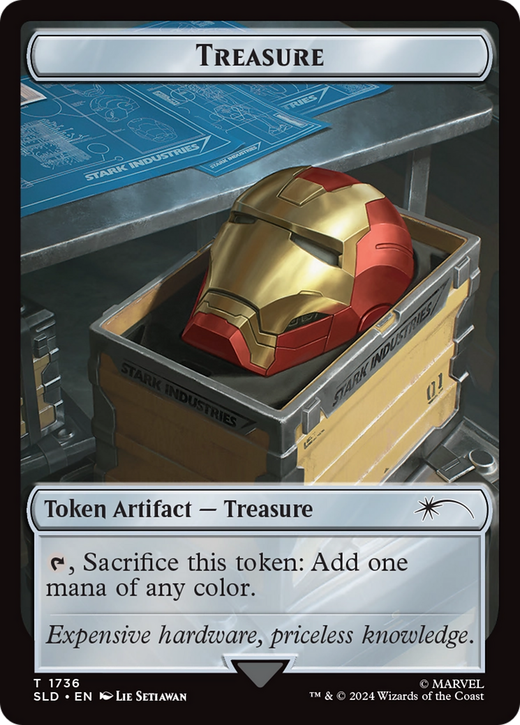 Treasure Token (1736) (Rainbow Foil) [Secret Lair Drop Series] | I Want That Stuff Brandon