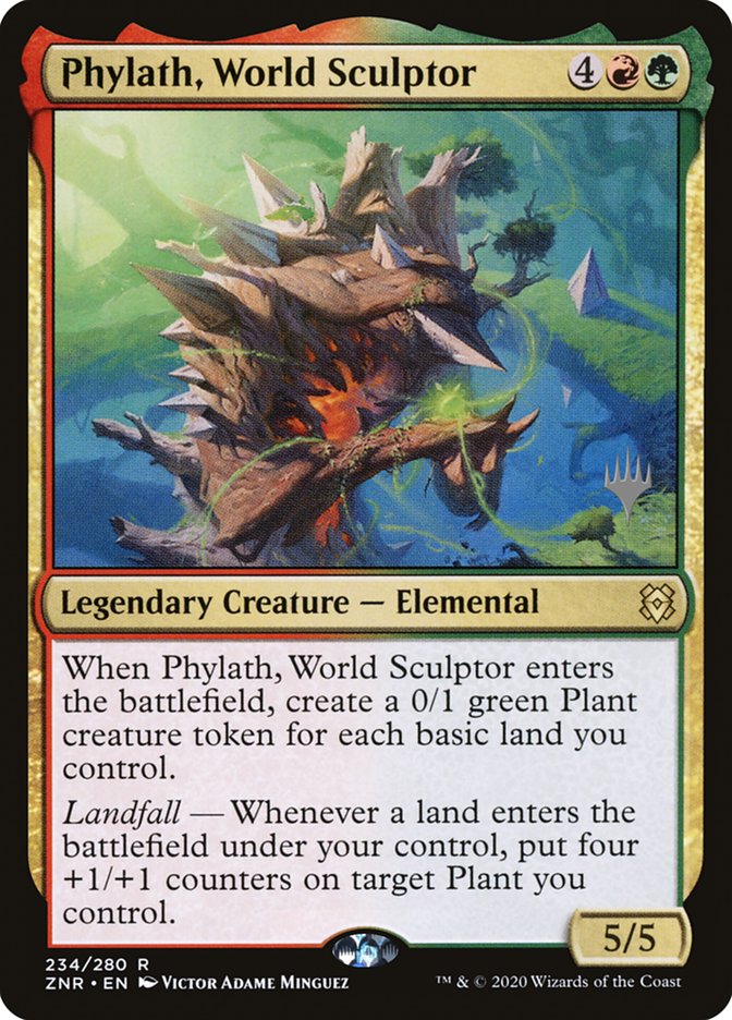 Phylath, World Sculptor (Promo Pack) [Zendikar Rising Promos] | I Want That Stuff Brandon