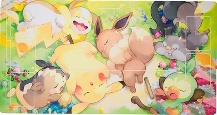 Playmat - Pikachu & Eevee “Thank you everyone” | I Want That Stuff Brandon